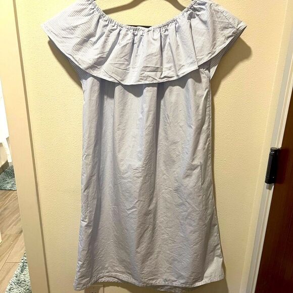 Mama Licious Off the shoulder woven dress Small - Picture 2 of 5